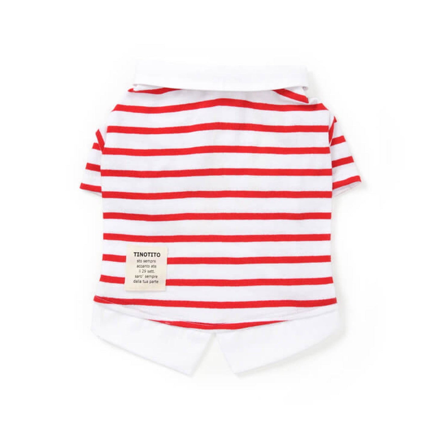 ボーダーレイヤード風シャツ 犬服 ドッグウェア XS/S/M/L/XL/XXL ワンボヤージュ TINOTITO ティノティート トイプードル チワワ ダックス tt102003-1