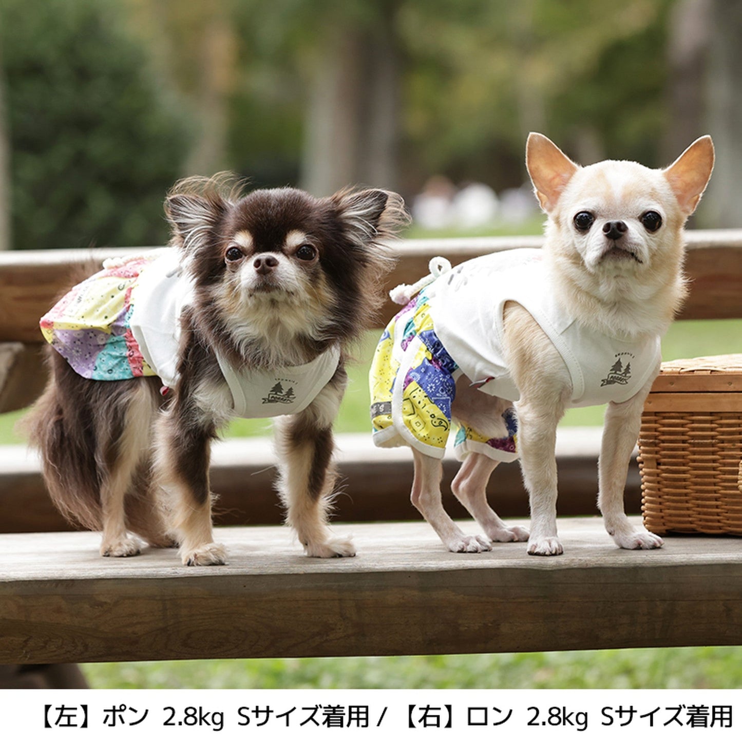 パッチワークロンパース S/M/L/2L/3L BROWNIE'S-ブラウニーズ- 犬服 ドッグウェア トイプードル チワワ ポメラニアン br153610-1 BR21SS