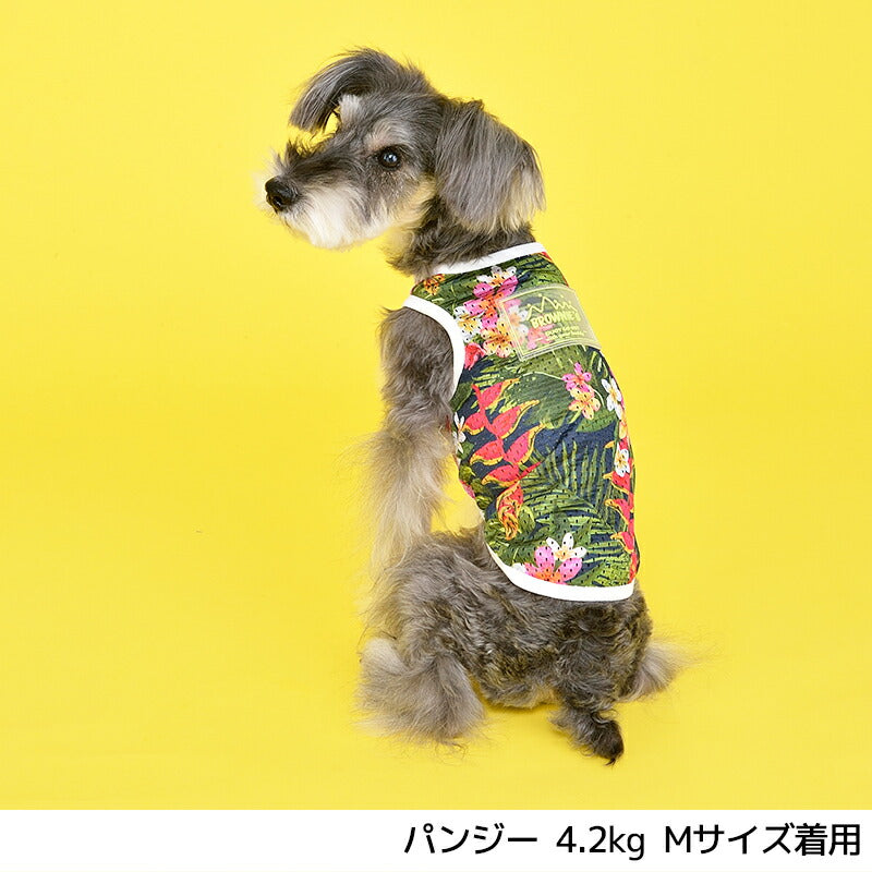 メッシュ南国柄タンク S/M/L/2L/3L BROWNIE'S-ブラウニーズ- 犬服 ドッグウェア トイプードル チワワ ポメラニアン br151607-1 BR21SS