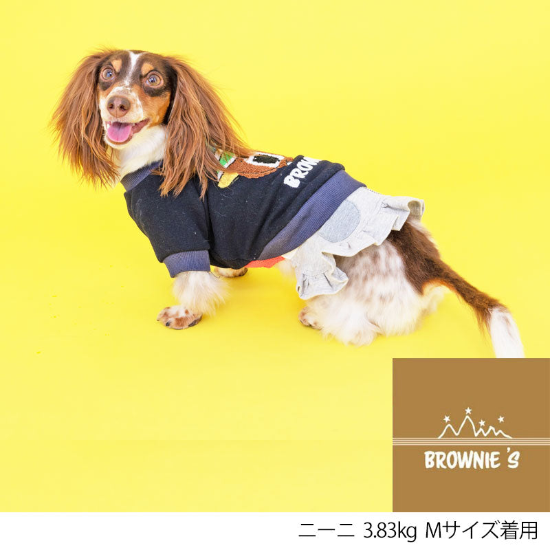 シャウトベア柄トレーナー S/M/L/XL/XXL BROWNIE'S-ブラウニーズ- 犬服 ドッグウェア トイプードル チワワ ポメラニアン BR22AW br162702-1