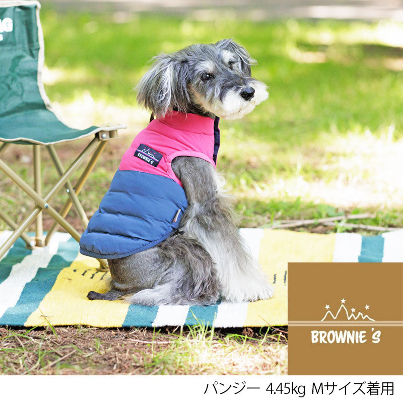 ポーチ付き切替コート S/M/L/XL/XXL BROWNIE'S-ブラウニーズ- 犬服 ドッグウェア トイプードル チワワ ポメラニアン BR22AW br162707-1
