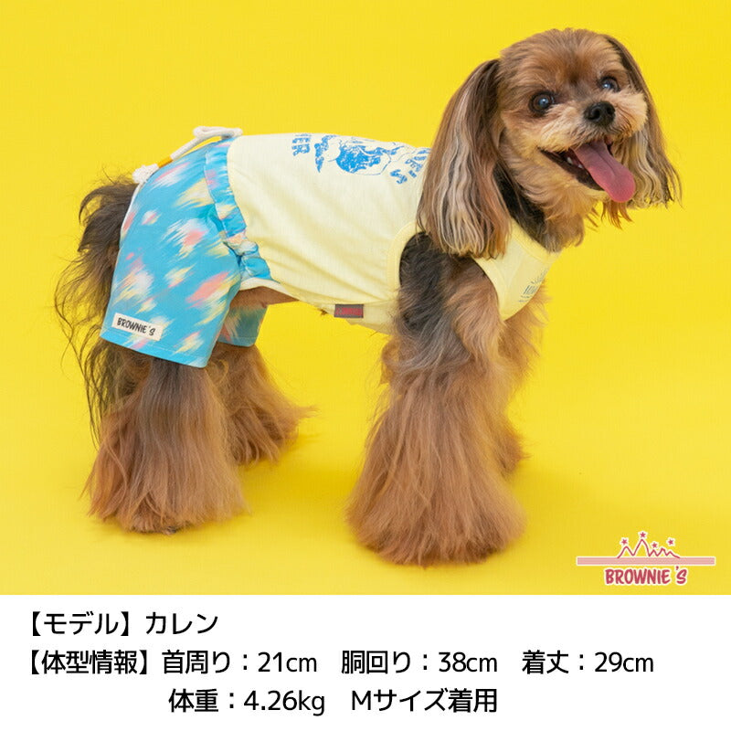 波乗りシロクマさんつなぎ S/M/L/XL/XXL BROWNIE'S-ブラウニーズ- 犬服 ドッグウェア トイプードル チワワ ポメラニアン BR23SS br231733-1