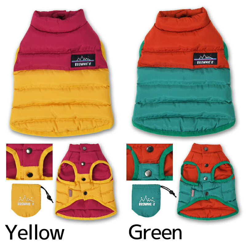 ポーチ付き切替コート S/M/L/XL/XXL BROWNIE'S-ブラウニーズ- 犬服 ドッグウェア 小型犬 BR23AW br231750-1