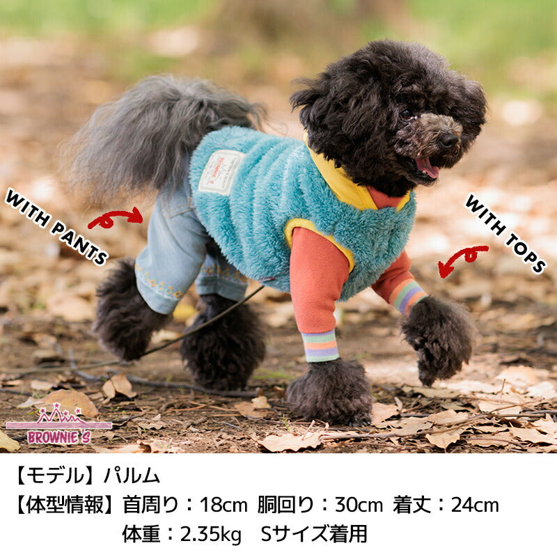 リバーシブルフードアウター S/M/L/XL/XXL BROWNIE'S-ブラウニーズ- 犬服 ドッグウェア 小型犬 BR23AW br231751-1