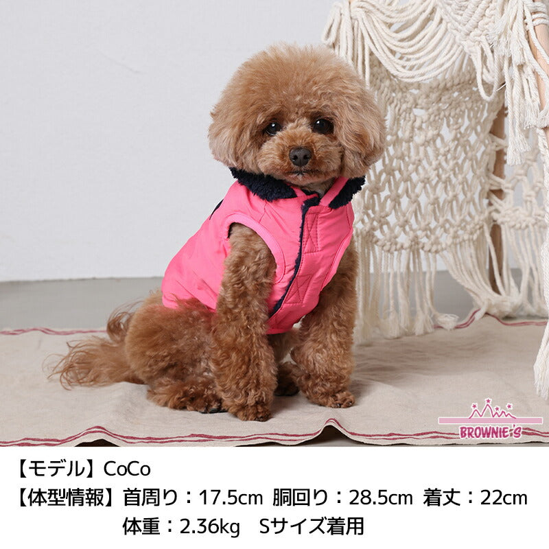 リバーシブルフードアウター S/M/L/XL/XXL BROWNIE'S-ブラウニーズ- 犬服 ドッグウェア 小型犬 BR23AW br231751-1