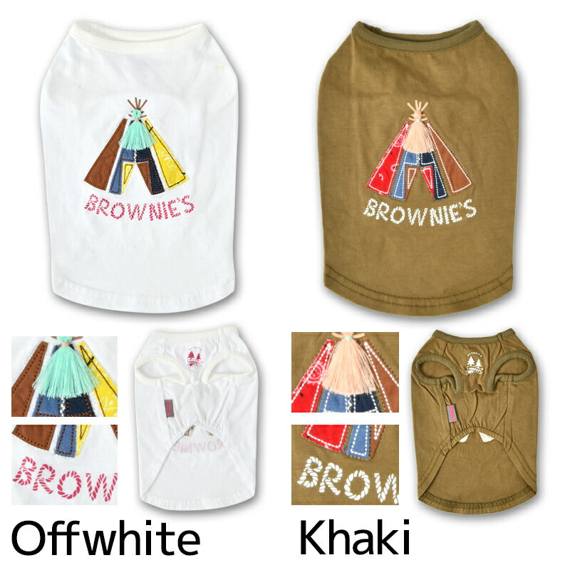 テントワッペンタンク S/M/L/XL/XXL BROWNIE'S-ブラウニーズ- 犬服 ドッグウェア 小型犬 BR24SS br241757-1