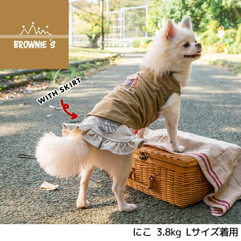 テントワッペンタンク S/M/L/XL/XXL BROWNIE'S-ブラウニーズ- 犬服 ドッグウェア 小型犬 BR24SS br241757-1