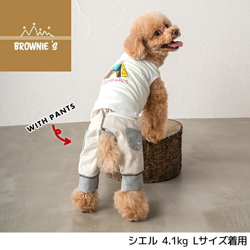 テントワッペンタンク S/M/L/XL/XXL BROWNIE'S-ブラウニーズ- 犬服 ドッグウェア 小型犬 BR24SS br241757-1