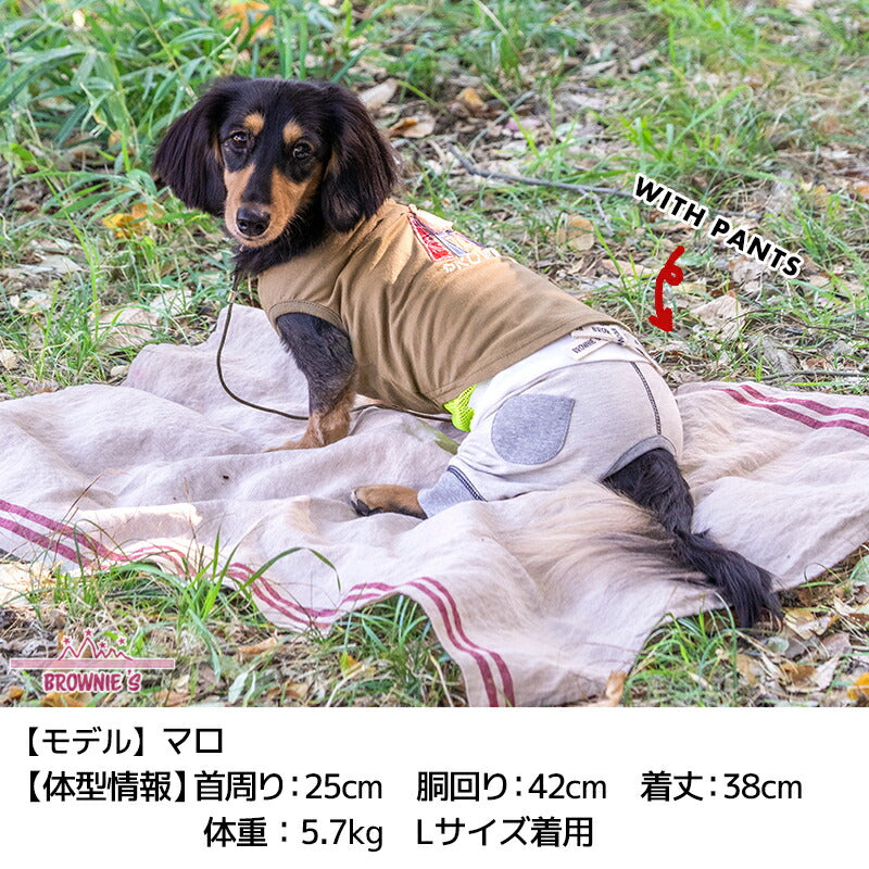 テントワッペンタンク S/M/L/XL/XXL BROWNIE'S-ブラウニーズ- 犬服 ドッグウェア 小型犬 BR24SS br241757-1