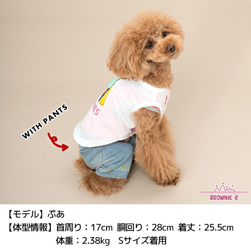 テントワッペンタンク S/M/L/XL/XXL BROWNIE'S-ブラウニーズ- 犬服 ドッグウェア 小型犬 BR24SS br241757-1