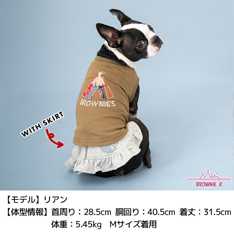 テントワッペンタンク S/M/L/XL/XXL BROWNIE'S-ブラウニーズ- 犬服 ドッグウェア 小型犬 BR24SS br241757-1