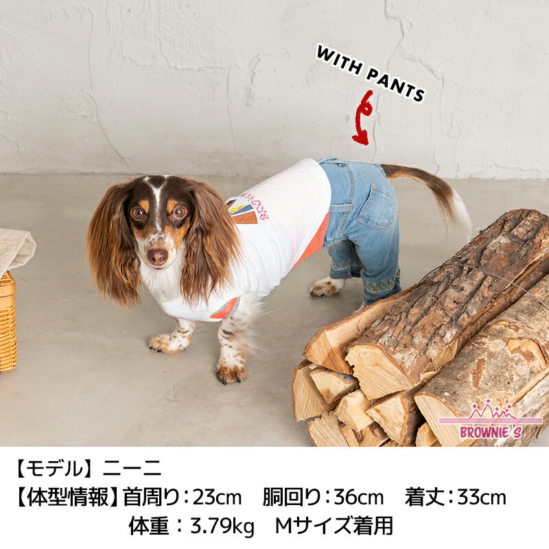 テントワッペンタンク S/M/L/XL/XXL BROWNIE'S-ブラウニーズ- 犬服 ドッグウェア 小型犬 BR24SS br241757-1