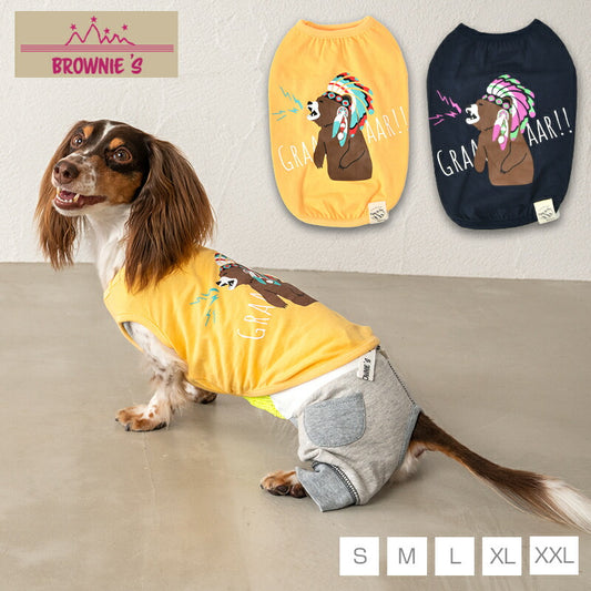 インディアンベアタンク S/M/L/XL/XXL BROWNIE'S-ブラウニーズ- 犬服 ドッグウェア 小型犬 BR24SS br241758-1
