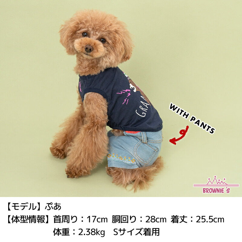 インディアンベアタンク S/M/L/XL/XXL BROWNIE'S-ブラウニーズ- 犬服 ドッグウェア 小型犬 BR24SS br241758-1