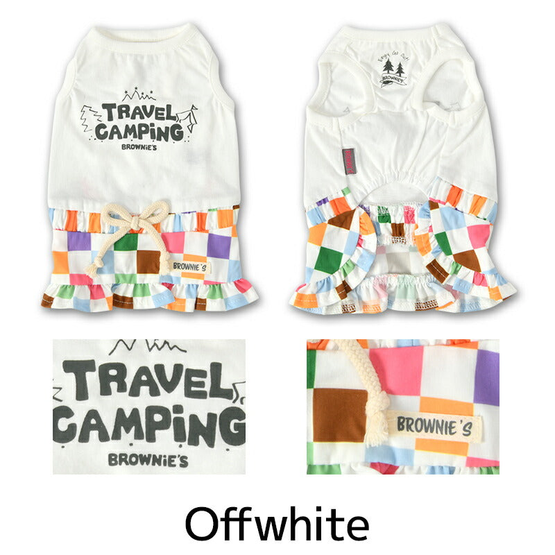 カラフルブロックワンピ S/M/L/XL/XXL BROWNIE'S-ブラウニーズ- 犬服 ドッグウェア 小型犬 BR24SS br241761-1