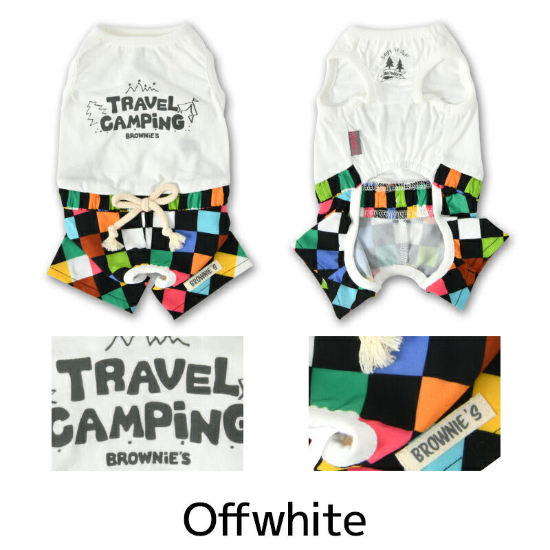 カラフルブロックつなぎ S/M/L/XL/XXL BROWNIE'S-ブラウニーズ- 犬服 ドッグウェア 小型犬 BR24SS br241762-1