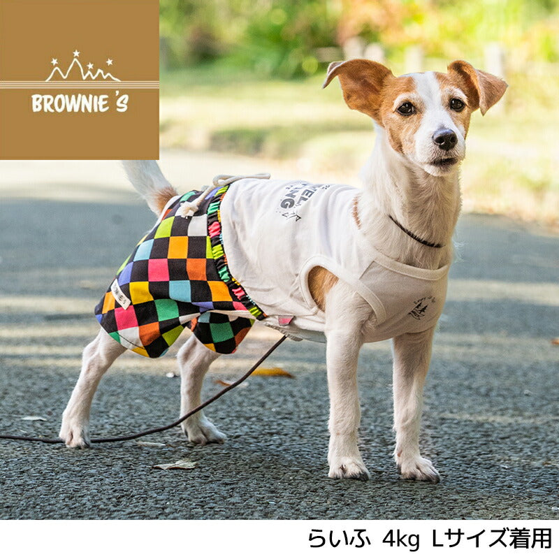 カラフルブロックつなぎ S/M/L/XL/XXL BROWNIE'S-ブラウニーズ- 犬服 ドッグウェア 小型犬 BR24SS br241762-1