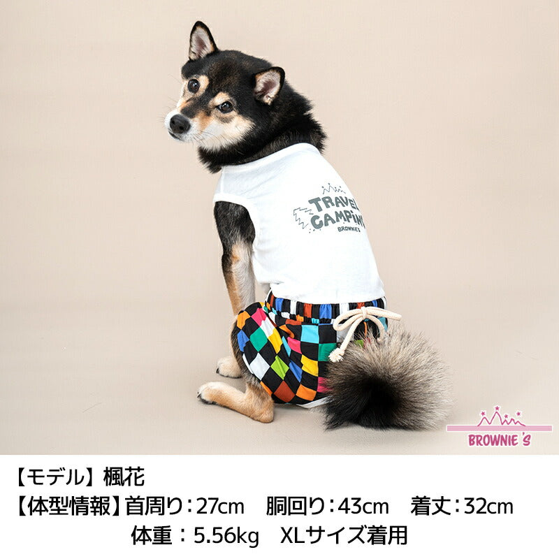 カラフルブロックつなぎ S/M/L/XL/XXL BROWNIE'S-ブラウニーズ- 犬服 ドッグウェア 小型犬 BR24SS br241762-1