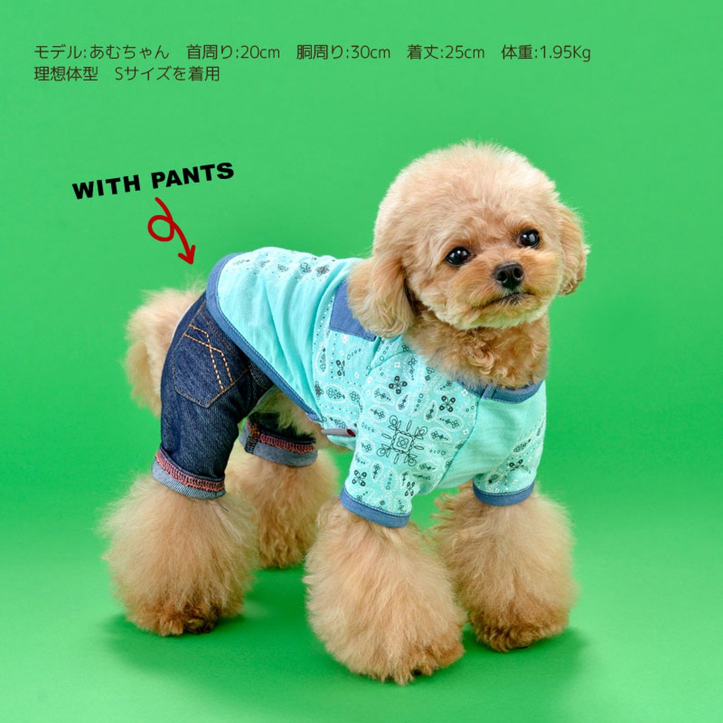 バンダナTシャツ 犬服 ドッグウェア S/M/L/XL/XXL ワンボヤージュ ブラウニーズ トイプードル チワワ ダックス br131542-1