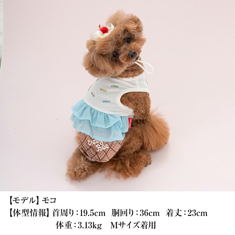 キラキラストーン切替タンク XS/S/M/L/XL/XXL/DXS/DS/DM CRAZYBOO -クレイジーブー- 犬服 ドッグウェア CB24SS cb241071-1