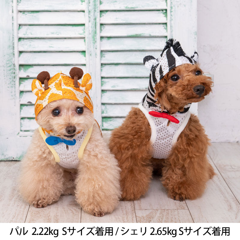 キリンメッシュパーカ S/M/L/XL Dulce-ドゥルチェ- 犬服 ドッグウェア トイプードル チワワ ポメラニアン DU23SS du231087-1
