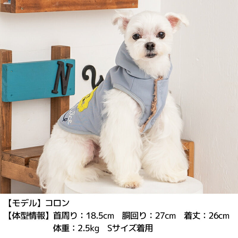 中綿ツイルコート S/M/L/XL Dulce-ドゥルチェ- 犬服 ドッグウェア DU23AW du231111-1