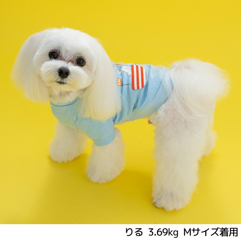 アルパカ魚釣りTシャツ S/M/L/XL Dulce-ドゥルチェ- 犬服 ドッグウェア DU24SS du241120-1