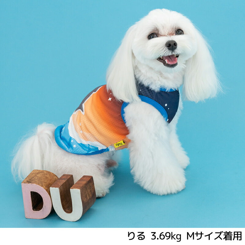 ぷっくりアップリケメッシュタンク S/M/L/XL Dulce-ドゥルチェ- 犬服 ドッグウェア DU24SS du241123-1