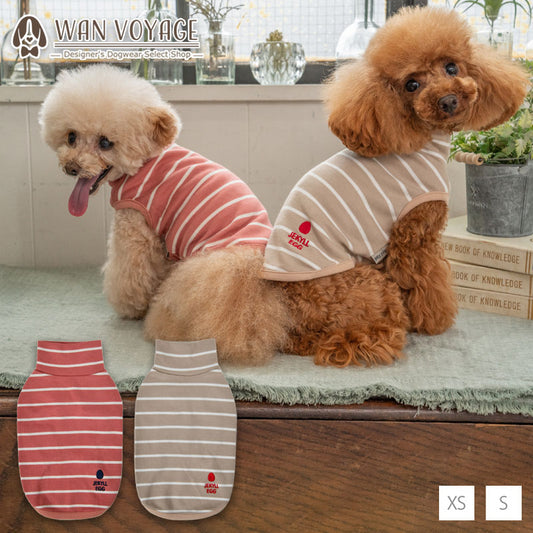ボーダータンク XS/S/M/L/DS/DM/XL/XXL Jekyll Egg-ジキルエッグ- 犬服 長袖 ドッグウェア トイプードル チワワ ポメラニアン JE22AW je161246-1
