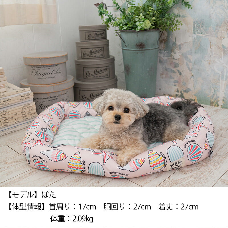 シェルクールスクエアベッド F Solgra-ソルグラ- 犬用 クールベッド トイプードル チワワ ポメラニアン SO23SS so165146-1