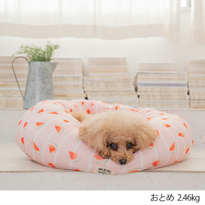 スイカクールラウンドベッド F Solgra-ソルグラ- 犬用 クールベッド トイプードル チワワ ポメラニアン SO23SS so237224-1