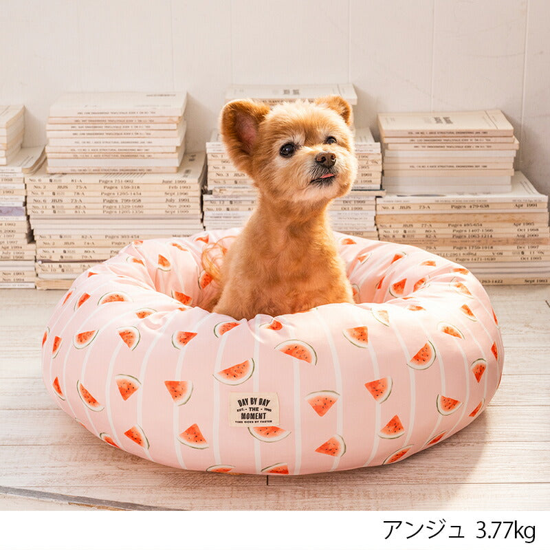スイカクールラウンドベッド F Solgra-ソルグラ- 犬用 クールベッド トイプードル チワワ ポメラニアン SO23SS so237224-1