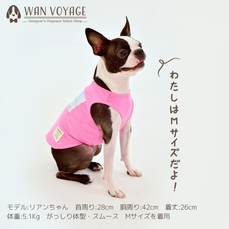 TINOTITO-ティノティート- パイナップル転写タンクトップ XS/S/M/L/XL/XXL tt141159-1