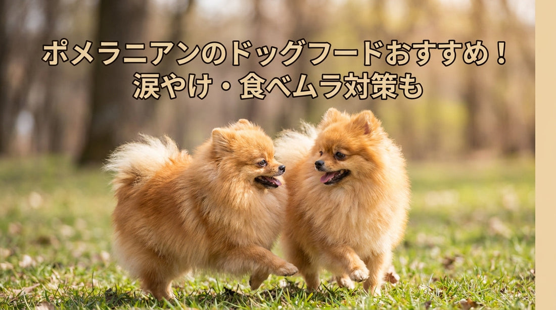 ポメラニアンのドッグフードおすすめ！涙やけ・食べムラ対策も
