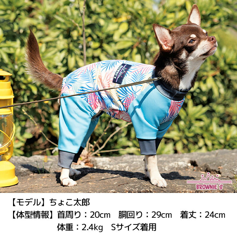 【復刻カラー】アクティブロンパース 犬用ラッシュガード S/M/L/XL/XXL/DXS/DS/DM BROWNIE'S-ブラウニーズ- 犬服 ドッグウェア トイプードル チワワ ポメラニアン ミニチュアダックス 部屋着 散歩 キャンプ 犬の服 小型犬 雨の日 BR22SS br133549-1