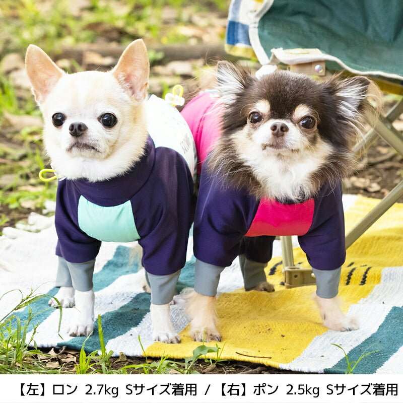 【2021年モデル】撥水アクティブロンパース スノーウェア 犬服 ドッグウェア S/M/L/2L(XL)/3L(XXL) ワンボヤージュ ブラウニーズ トイプードル チワワ ダックス 裏起毛特集 BR21AW br143597-1