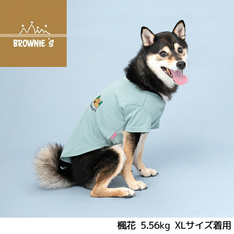 シンプル刺繍Tシャツ S/M/L/XL/XXL BROWNIE'S-ブラウニーズ- 犬服 ドッグウェア 小型犬 BR24SS br241755-1