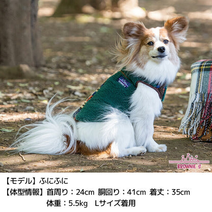 アシンメトリーベスト S/M/L/XL/XXL BROWNIE'S-ブラウニーズ- 犬服 ドッグウェア 小型犬 BR24AW br241771