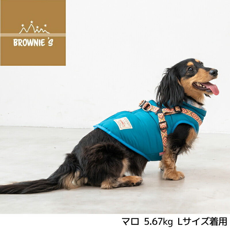 ハーネス付きアウター S/M/L/XL/XXL/DXS/DS/DM BROWNIE'S-ブラウニーズ- 犬服 ドッグウェア 小型犬 ダックス –  Wan-Voyage（ワンボヤージュ）- お洒落なドッグウェア 犬服のお店