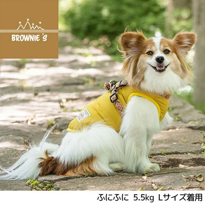 ハーネス付きアウター S/M/L/XL/XXL/DXS/DS/DM BROWNIE'S-ブラウニーズ- 犬服 ドッグウェア 小型犬 ダックス BR24AW br241776