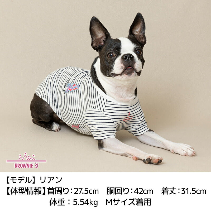 ベアワッペンTシャツ S/M/L/XL/XXL BROWNIE'S-ブラウニーズ- 犬服 ドッグウェア 小型犬 BR25SS br251780