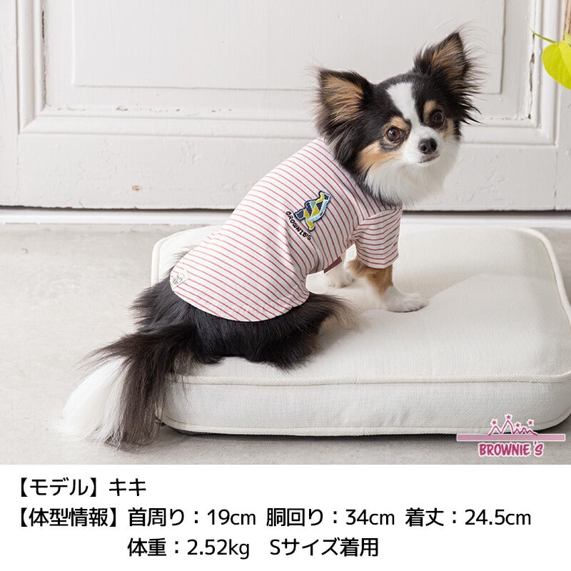 ベアワッペンTシャツ S/M/L/XL/XXL BROWNIE'S-ブラウニーズ- 犬服 ドッグウェア 小型犬 BR25SS br251780