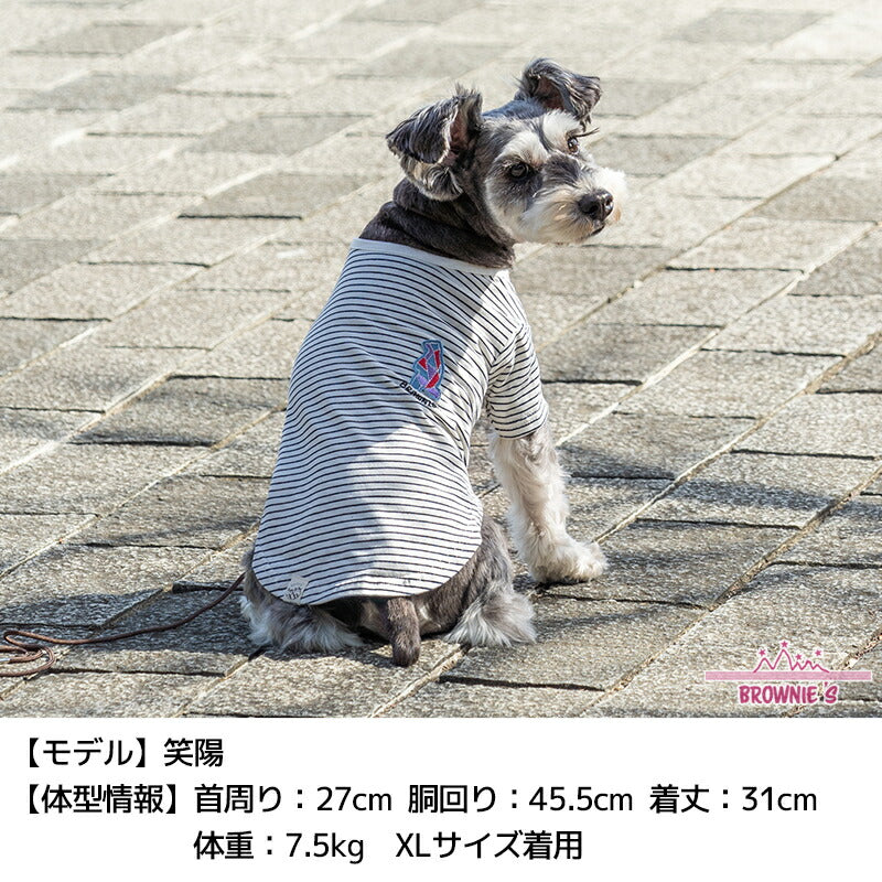 ベアワッペンTシャツ S/M/L/XL/XXL BROWNIE'S-ブラウニーズ- 犬服 ドッグウェア 小型犬 BR25SS br251780