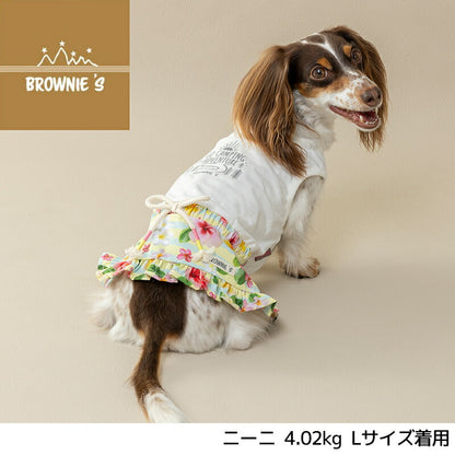 花柄フリルワンピ S/M/L/XL/XXL BROWNIE'S-ブラウニーズ- 犬服 ドッグウェア 小型犬 BR25SS br251785