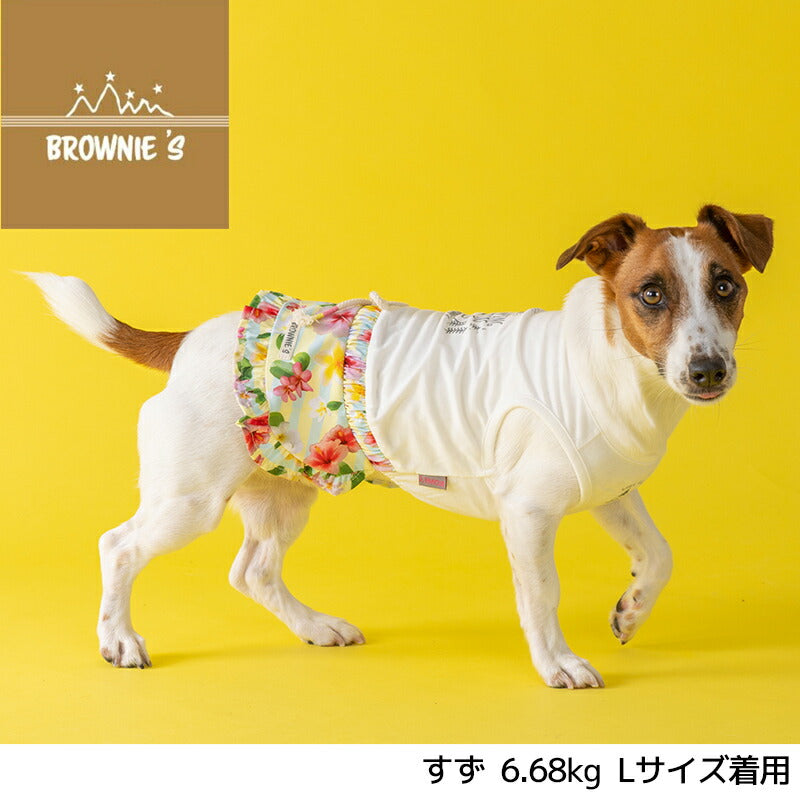 花柄フリルワンピ S/M/L/XL/XXL BROWNIE'S-ブラウニーズ- 犬服 ドッグウェア 小型犬 BR25SS br251785