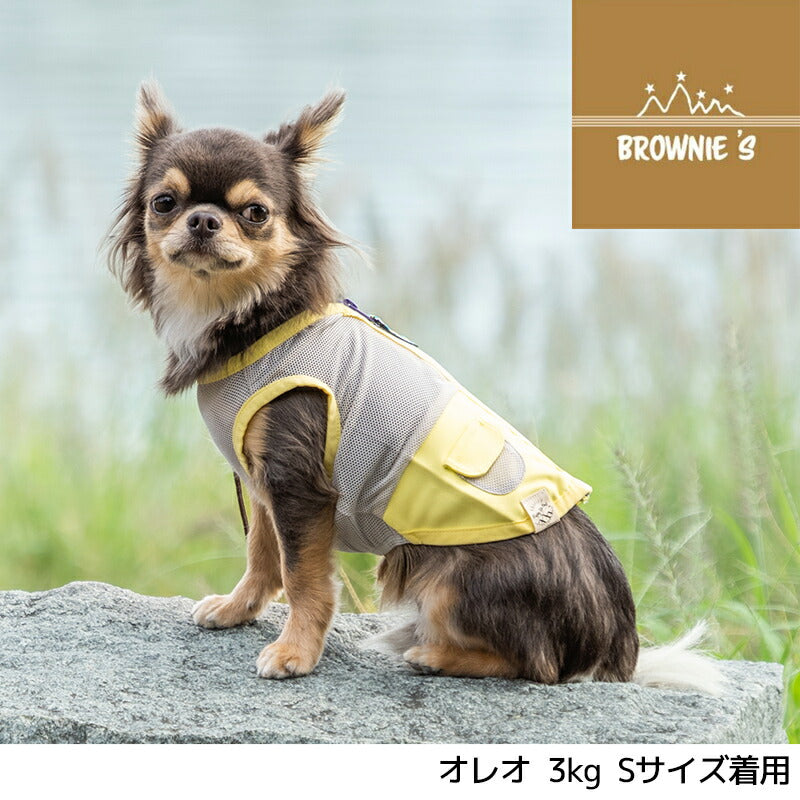 背開きメッシュベスト S/M/L/XL/XXL BROWNIE'S-ブラウニーズ- 犬服 ドッグウェア 小型犬 BR25SS br251787