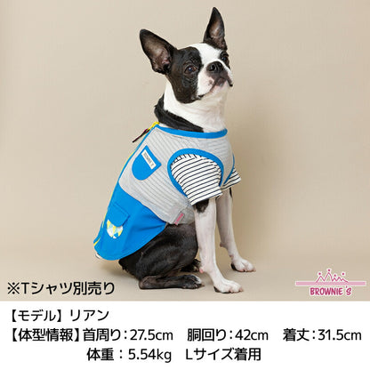 背開きメッシュベスト S/M/L/XL/XXL BROWNIE'S-ブラウニーズ- 犬服 ドッグウェア 小型犬 BR25SS br251787