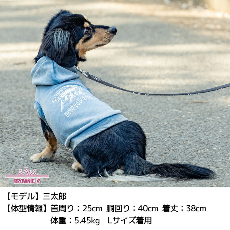 マウンテン柄パーカ S/M/L/XL/XXL BROWNIE'S-ブラウニーズ- 犬服 ドッグウェア 小型犬 BR25AW br251812