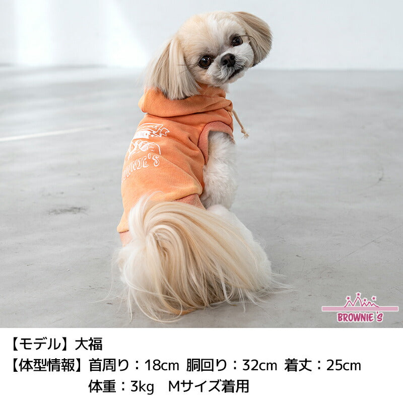 マウンテン柄パーカ S/M/L/XL/XXL BROWNIE'S-ブラウニーズ- 犬服 ドッグウェア 小型犬 BR25AW br251812