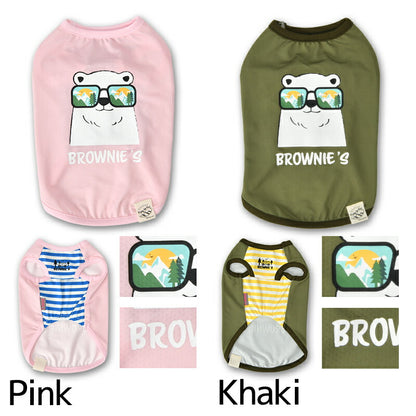 グラサンシロクマタンク S/M/L/XL/XXL BROWNIE'S-ブラウニーズ- 犬服 ドッグウェア 小型犬 BR26SS br261820